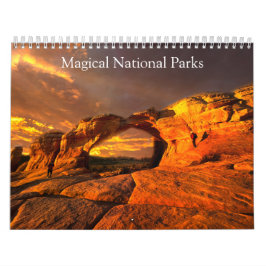 Calendário Parques Nacionais Mágicos | Paisagens Naturais 202