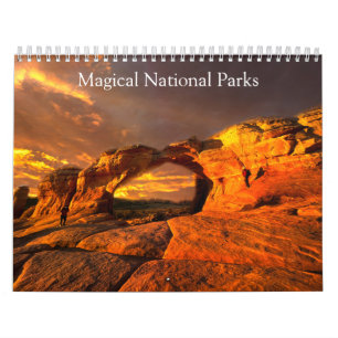 Calendário Parques Nacionais Mágicos   Paisagens Naturais 202