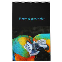 Calendário Parrot Portraits