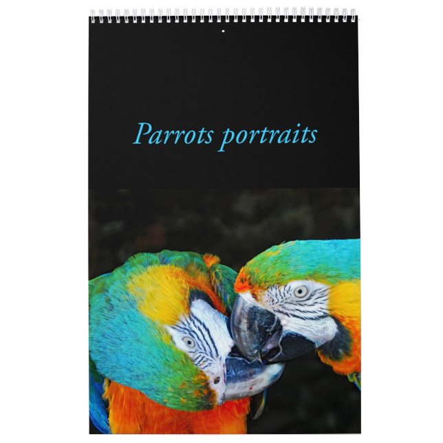 Calendário Parrot Portraits (Capa)