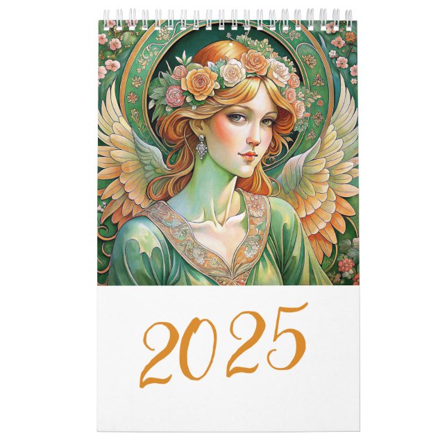 Calendário Páscoas no estilo Art Nuovo 2025 (Capa)