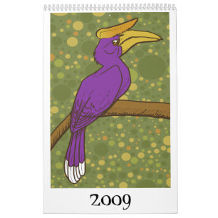 Calendário Pássaros 2009