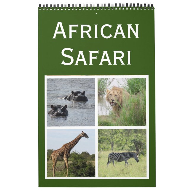Calendário passeio de caça africano 2027 (Capa)