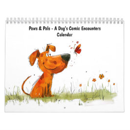 Calendário Patas & Amigos – Encontros Cômicos de um Cão