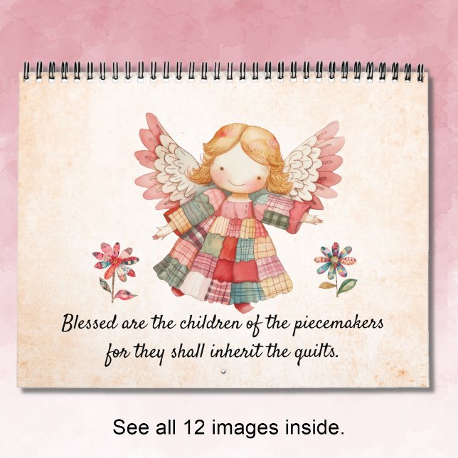 Calendário Patchwork Angel Fairy (Criador carregado)