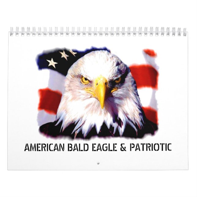 Calendário patriótico & de Eagle de parede (Capa)