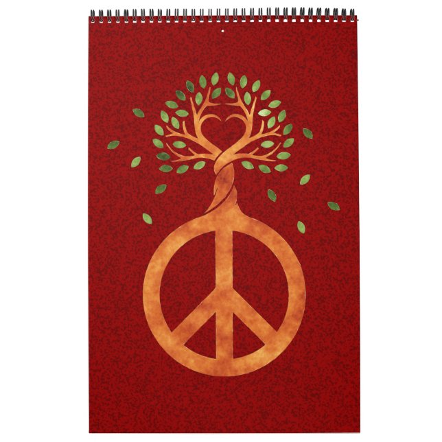 Calendário Paz Para Árvores - Coração De Potência Flor 1 (Capa)