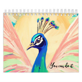 Calendário peacock calendar