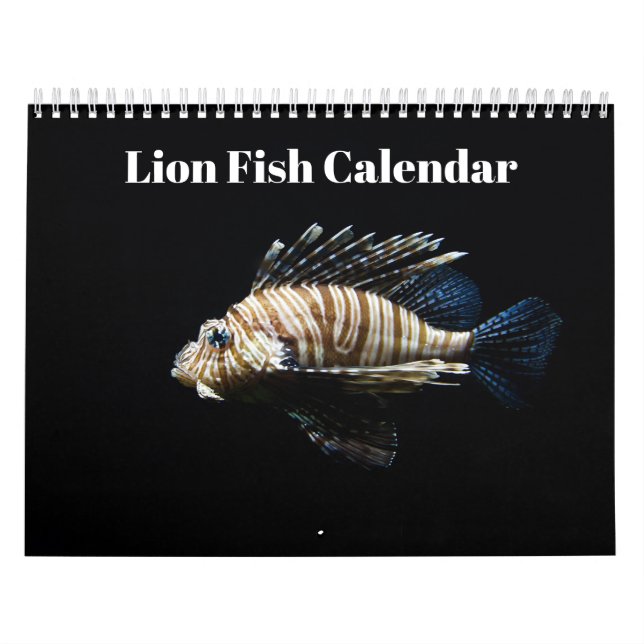 Calendário Peixe-leão 2027 (Capa)