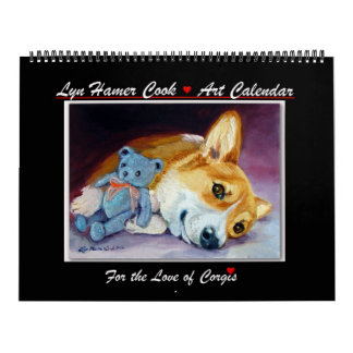 Calendário Pembroke Welsh Corgi Calendar Love Corgi