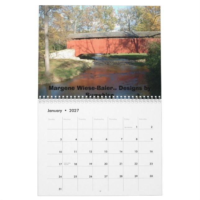 Calendário Pensilvânia nela é a melhor! (Jan 2027)