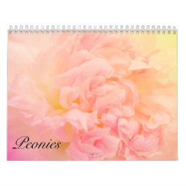 Calendário Peônias Bem Incríveis