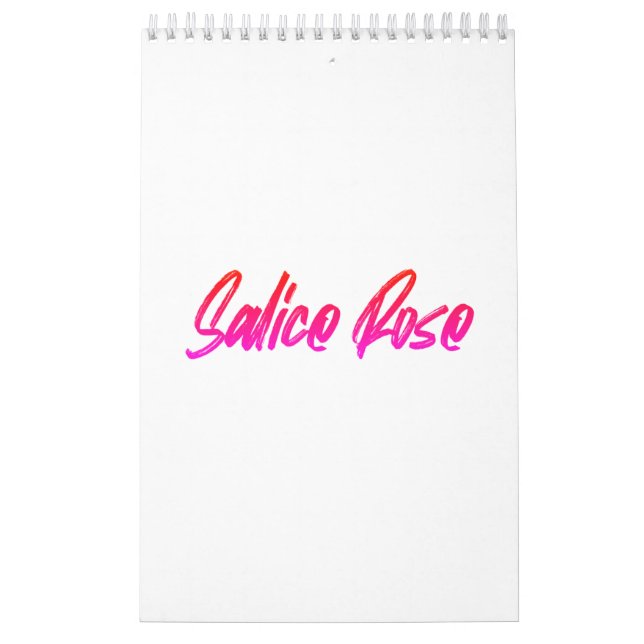 Calendário Pequeno de Página de solteiro, Branco (Capa)