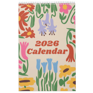 Calendário Pequeno de Uma Página de 2026 – Limpo e