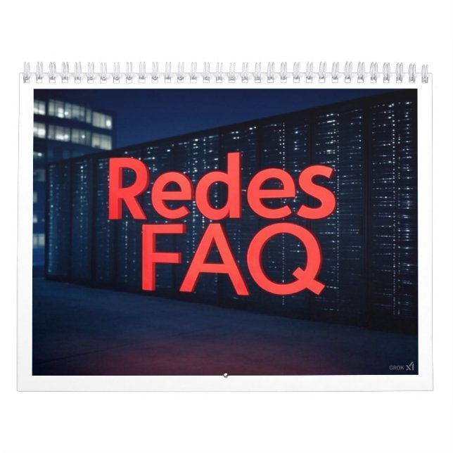 Calendário Perguntas frequentes sobre a rede (Capa)