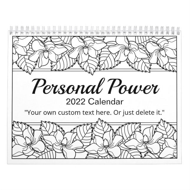 Calendário Personal Power Color Me (Capa)