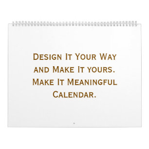 Calendário Personalizado 11" L x 14,25" W School Daze
