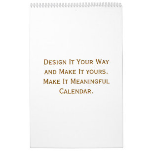 Calendário Personalizado 43 cm C x 28 cm L Temporadas Colorid