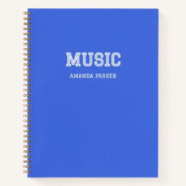 Calendário Personalizado da Escola de Música Azul