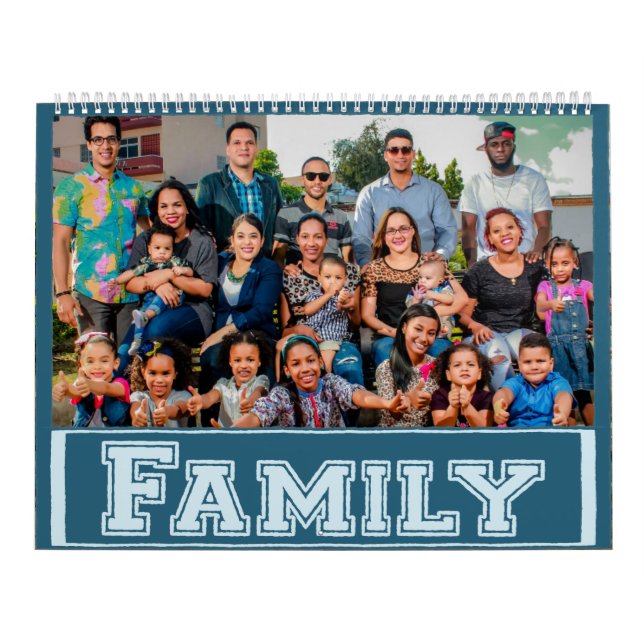 Calendário personalizado da lembrança da foto de (Capa)