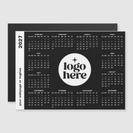 Calendário Personalizado de 2027 com Cor da Empres