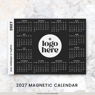 Calendário Personalizado de 2027 com Cor da Empres