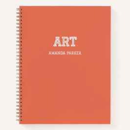 Calendário Personalizado de Arte Escolar Coral