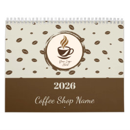 Calendário Personalizado de Café 2026 ,Ônibus Pers