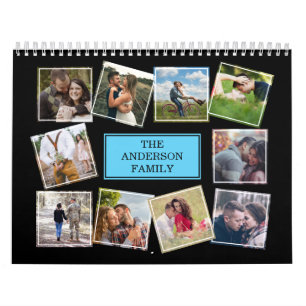 Calendário Personalizado de Colagem de Fotos