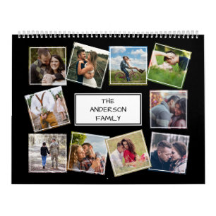 Calendário Personalizado de Colagem de Fotos