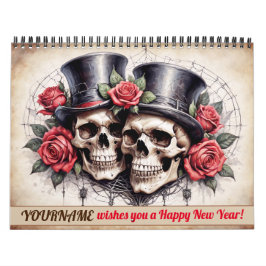 Calendário Personalizado de Terror Gótico 2026