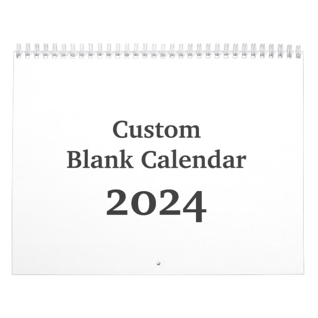Calendário Personalizado Do Vazio 2024 Com Feriado (Capa)