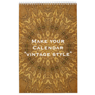 Calendário Personalizado "ESTILO DE VINTAGEM" + su