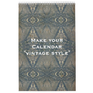 Calendário Personalizado "ESTILO DE VINTAGEM" + su