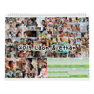 Calendário personalizado foto do bebê
