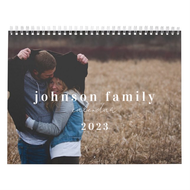 Calendário Personalizado Moderno (Capa)