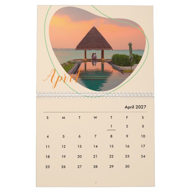 Calendário Personalizar Foto (Abr 2027)