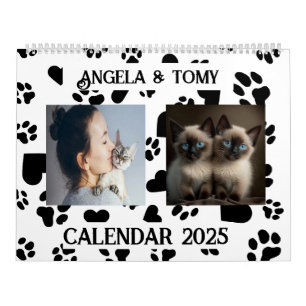 Calendário Personalizável com Padrão de Impressão