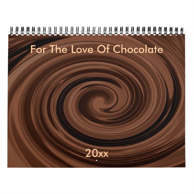 Calendário Personalizável Por Amor ao Chocolate (Capa)