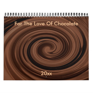 Calendário Personalizável Por Amor ao Chocolate