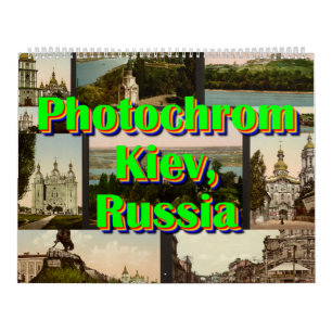 Calendário Photochrom - Kiev, Rússia