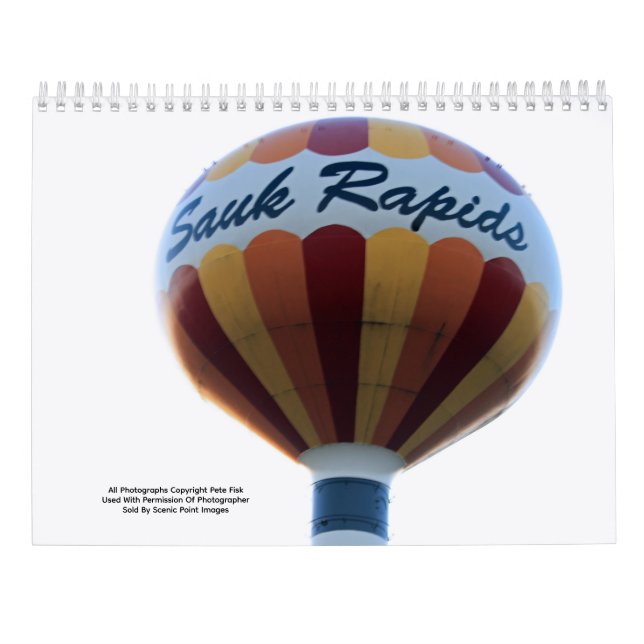 Calendário Pictórico de Sauk Rapids 2026 (Verso)