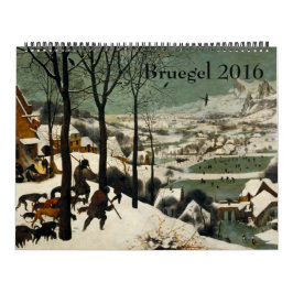 Calendário Pieter Bruegel o 2016 enorme mais velho