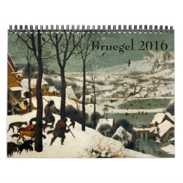 Calendário Pieter Bruegel o 2016 mais velho