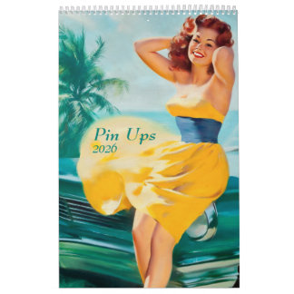 Calendário Pin Up 2026
