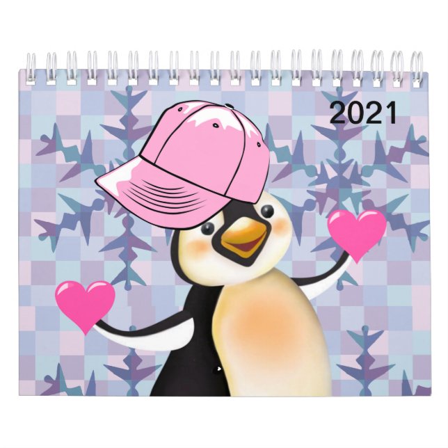 Calendário Pinguim-Pinguim 2021 (Capa)