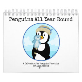 Calendário Pinguins todo o ano