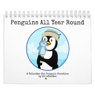 Calendário Pinguins todo o ano