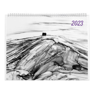 Calendário Pintado com Paisagem 2023