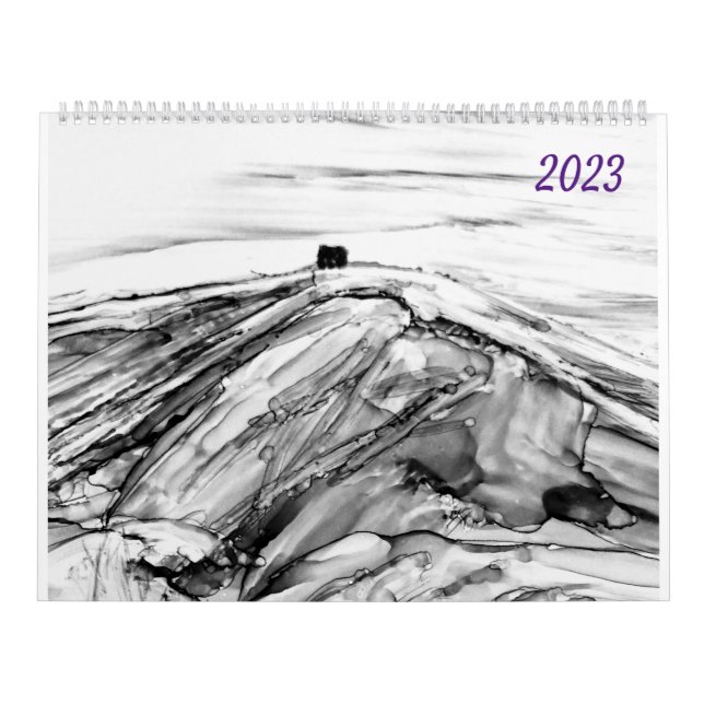 Calendário Pintado com Paisagem 2023 (Capa)